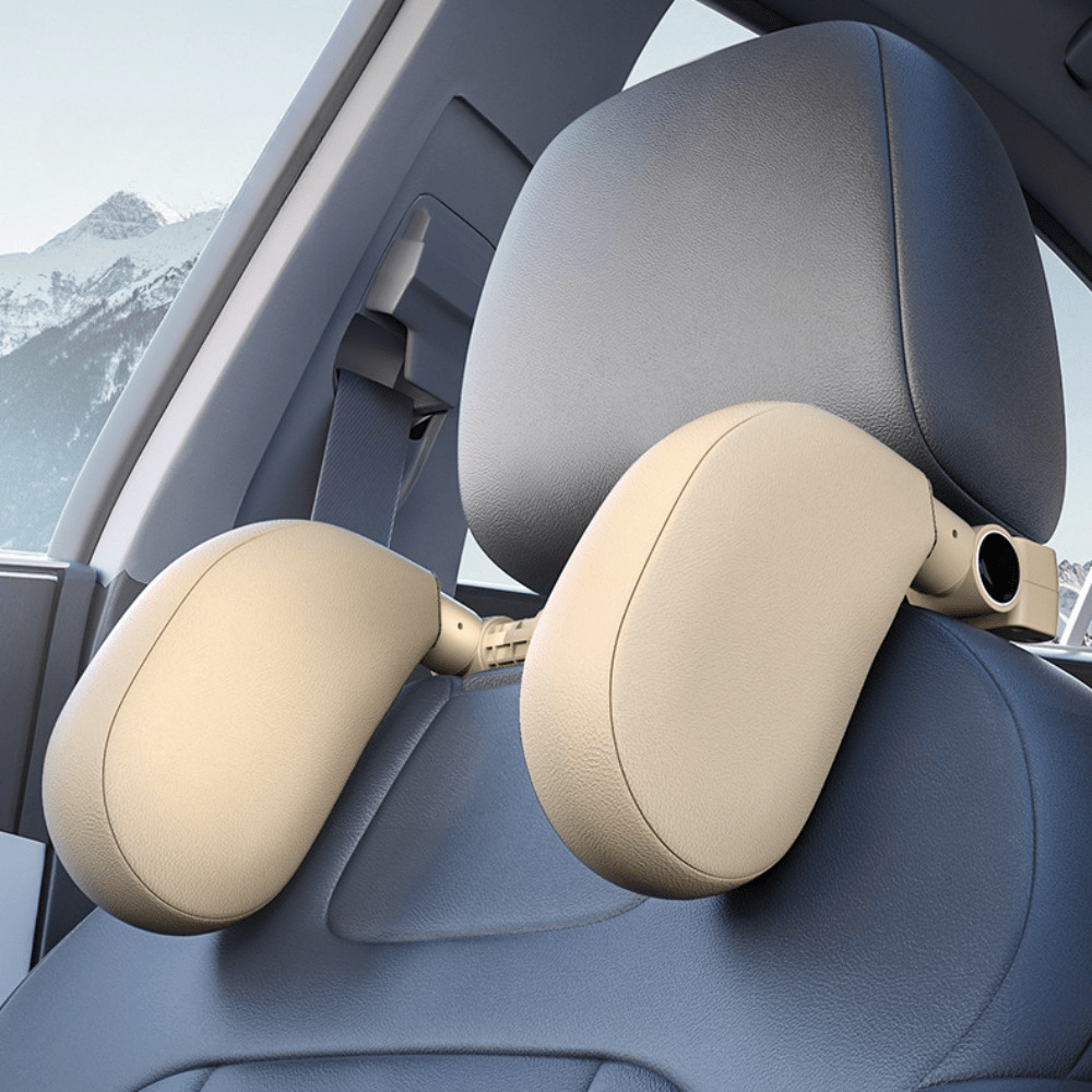 Car Headrest Neck Support Pillow - Neck Pillow for Car Seat Travel Sleeping  Cushion for Kids Adults