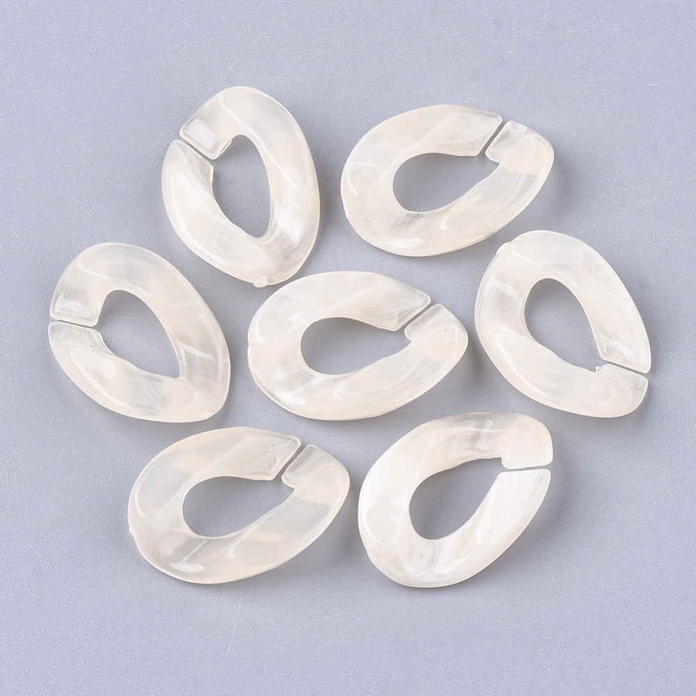 1Box/40pcs DIY Natural Gemstone Finger Ring Making Kits, Including  Adjustable Brass Ring Components, And 10 Styles Cabochons Platinum Size  7*17mm Tray