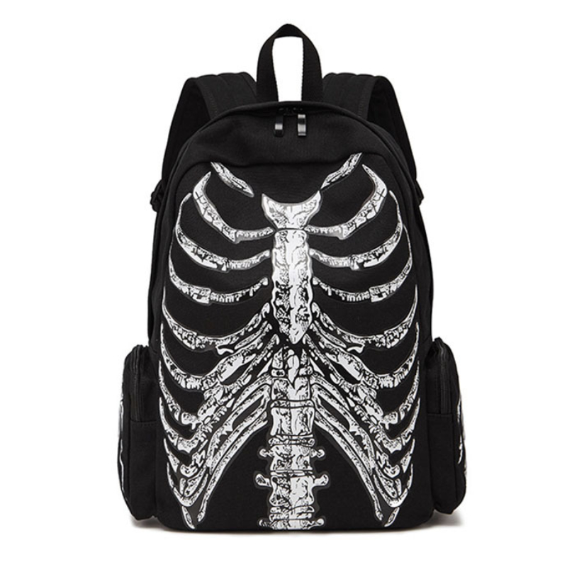 Funny Plush Black Skull Backpack, Mini Cartoon Design Fuzzy Novelty Backpack  - Temu
