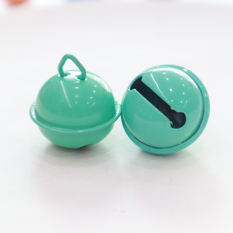 1pc Candy 22mm Colored Bell DIY Keychain Accessory Christmas Met