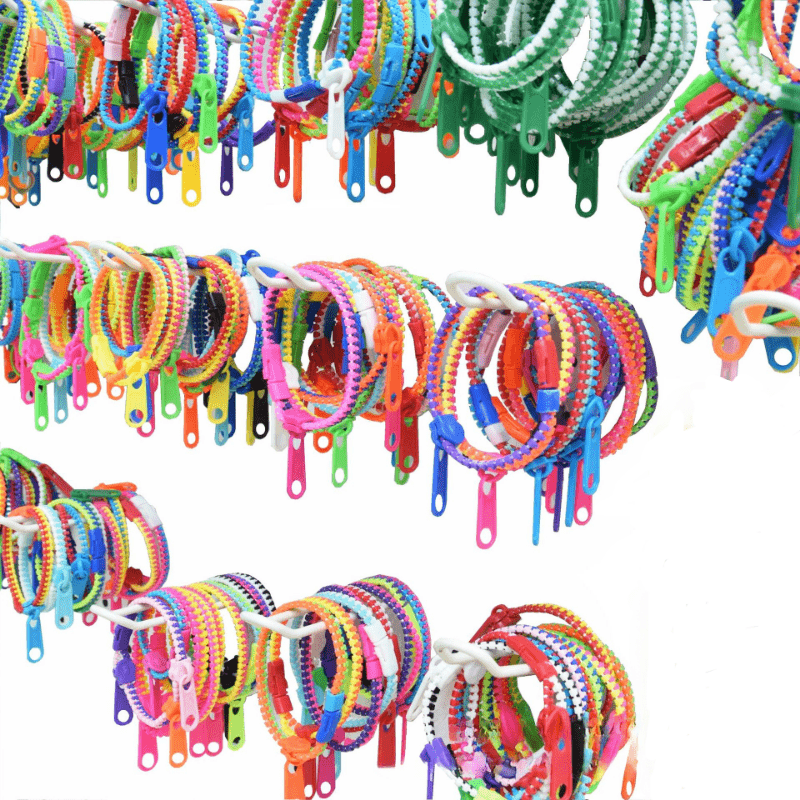 1/3/5pcs Halloween Fidget Zipper Bracelets for Kids Party Favor Sensory  Stress Bracelets Bulk Kit Wristband Birthday Gift Party - AliExpress