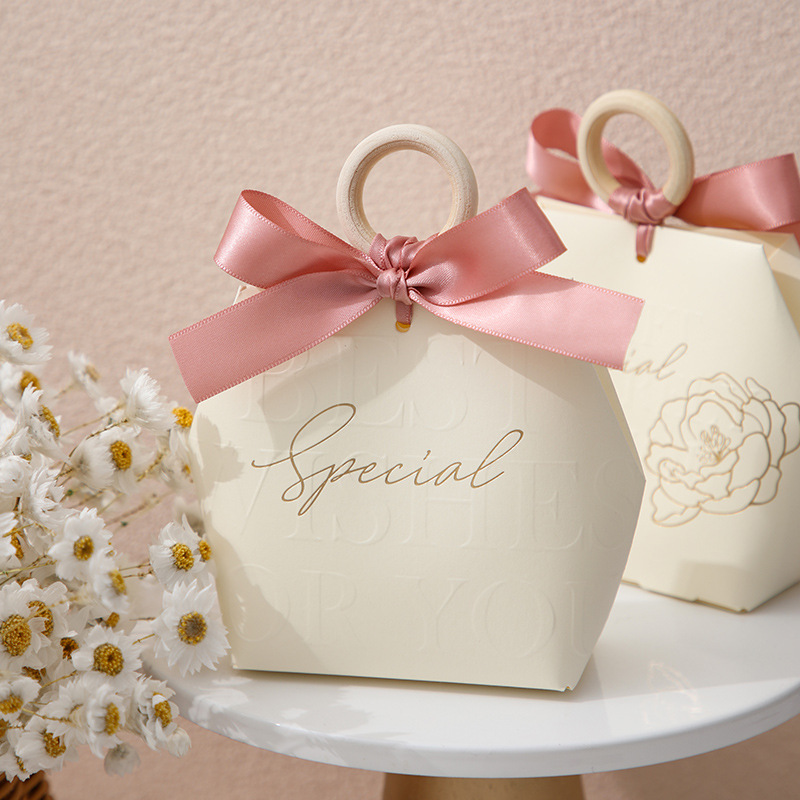 TEMU 20pcs New Wedding Favor Boxes Candy Packaging Bags For Bridal Shower Favors, Christmas, Halloween