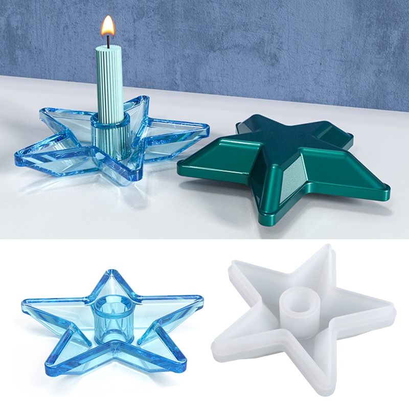 diy candle mold five-pointed star candle