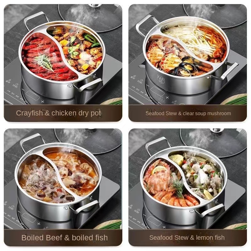 Double flavor Ramen Cooker Stainless Steel Pot With Dual - Temu