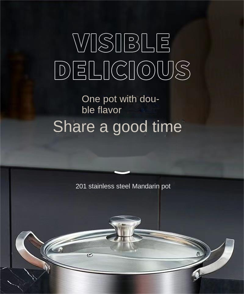 Ramen Cooker Ramen Cooker Stainless Steel Pot With Divide - Temu