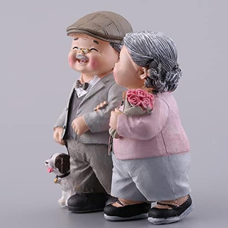 Resin Ornaments, Walking, Old People, Holiday Decorations, Old Men And Old  Ladies, Good Times, Along The Way, There Are Your Grandparents Ornaments,  Wedding Birthday Gifts, Room Decoration, Aesthetic Room Decor, Home  Decoration