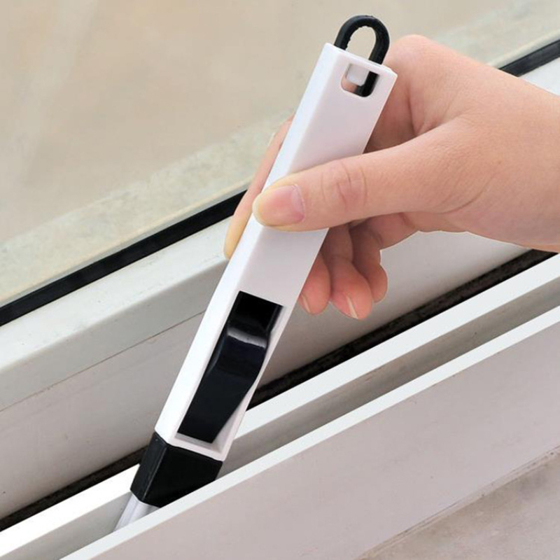 New Portable Window Groove Cleaning Cloth Clean Brush Windows Slot