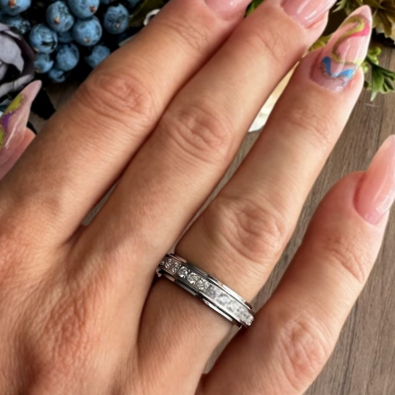 Rotatable Band Ring Women Ring Perfect Finger Ring Jewelry