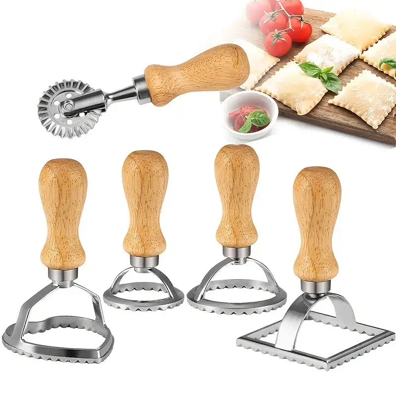 Ravioli Stamp, Dough Roller Cutter, Ravioli Cutter Dumplings Tool