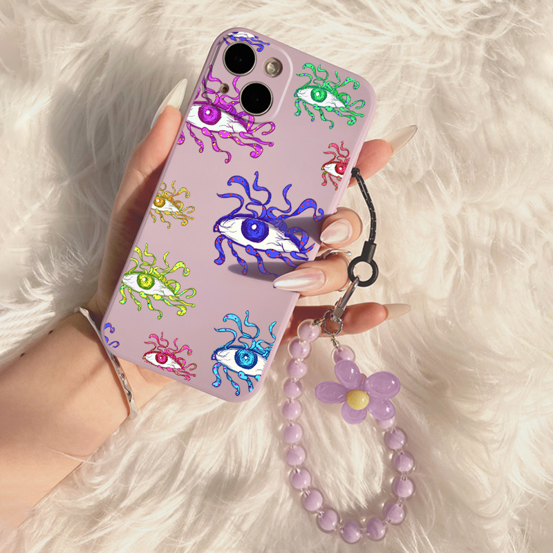 Purple Spider Pattern Phone Case Iphone 11 12 13 14 Pro - Temu