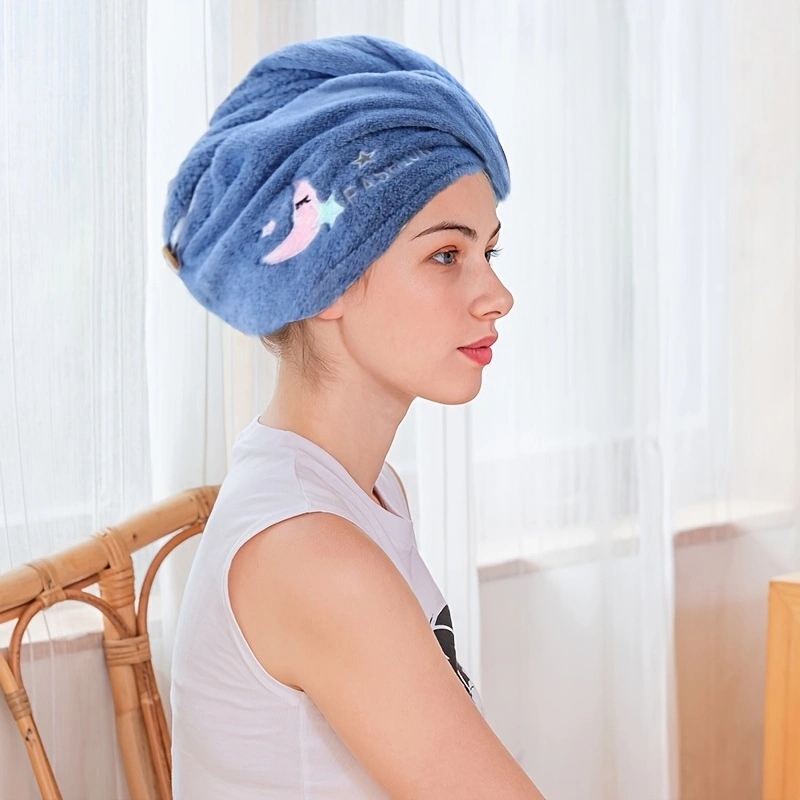 Acquista Asciugamano per capelli extra large con fascia elastica Asciugamano  per capelli anti-crespo super morbido ad asciugatura rapida ad alto  assorbimento d'acqua