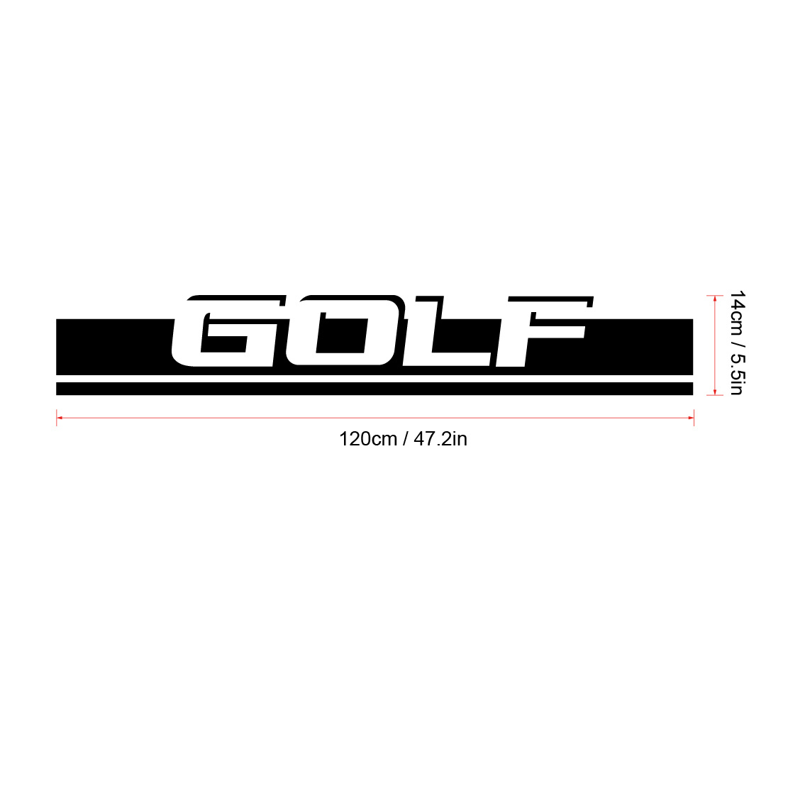 Autocollants En Vinyle Personnalisés Pour Voiture Golf 5 6