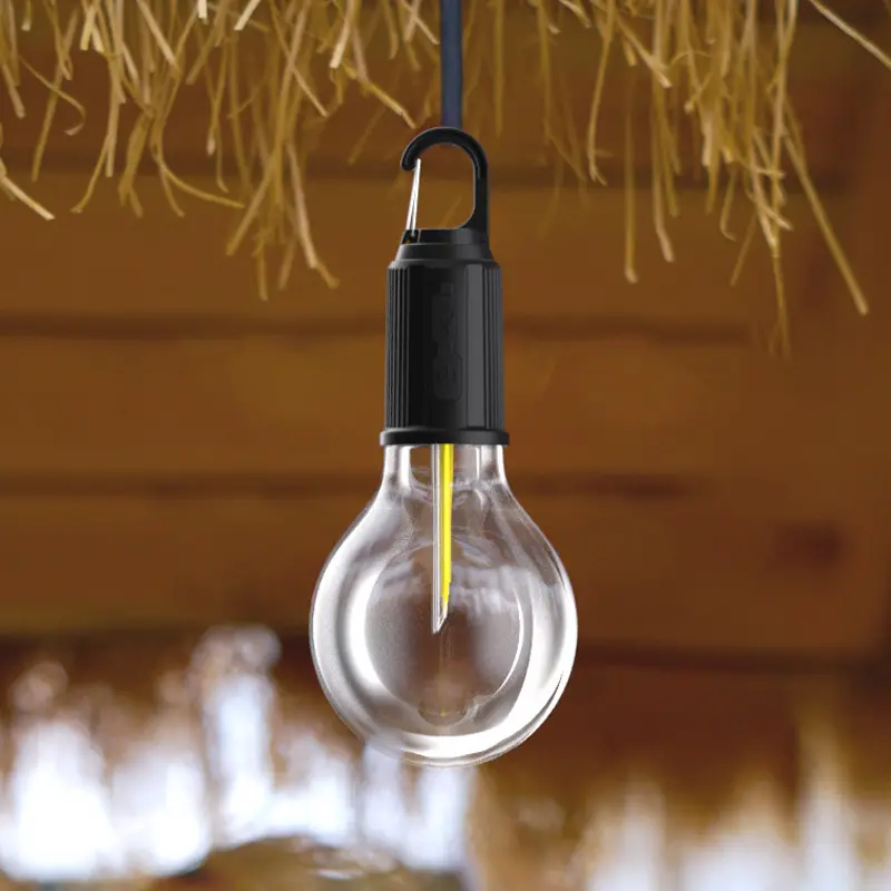 Lampe d'urgence d'extérieur, ampoule Rechargeable, lampe de marché
