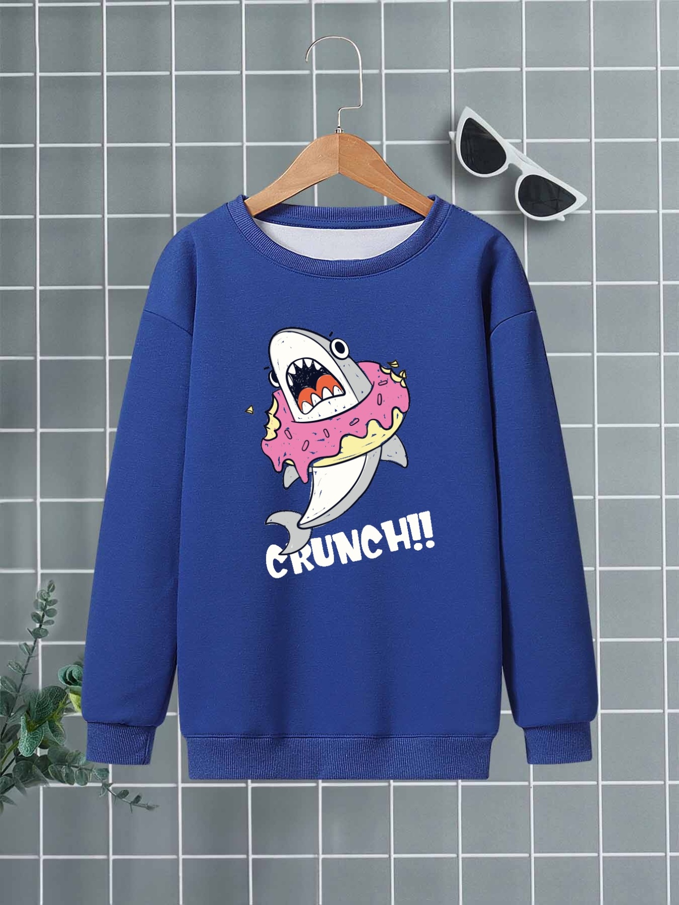 Cute Shark Hoodie, Long Sleeve Cute Shark Hoodie for Adults Animal