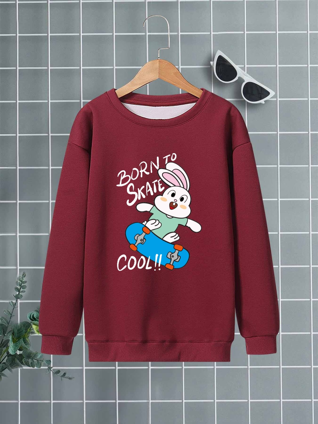 Cool Bear Skateboarding Print Cute&cozy Hoodie For Kids Boys - Keep Him  Warm And Stylish! - Temu