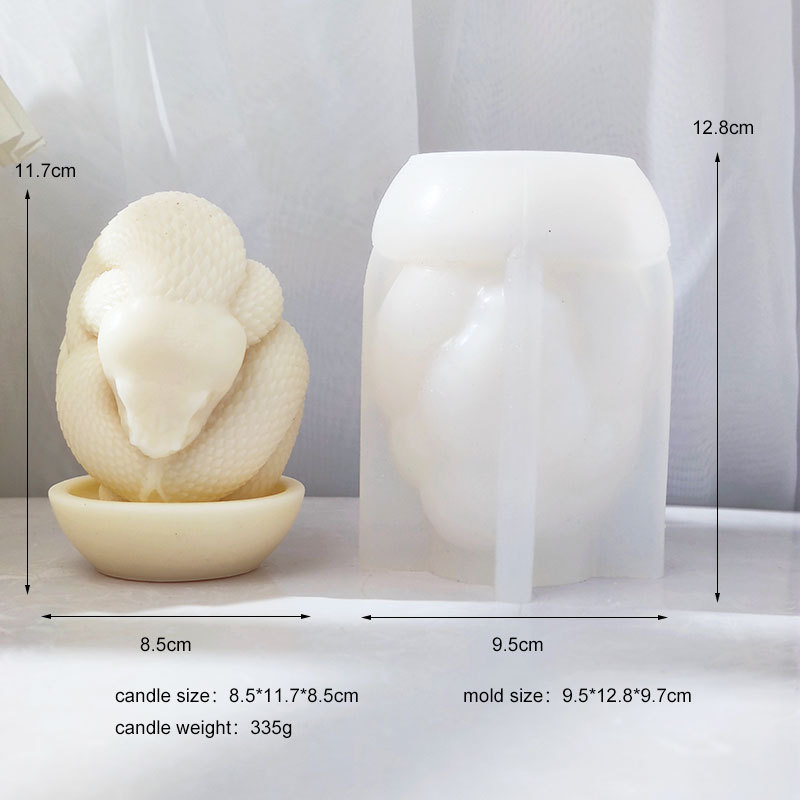 3D Large Dragon Head Silicone Molds for Epoxy Resin Cake Decorating Soap  Concrete Cement Polymer Clay