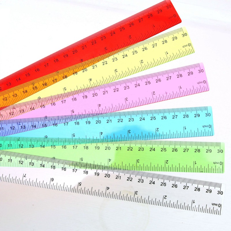 Multicolor Students Ruler For School With Centimeters And - Temu