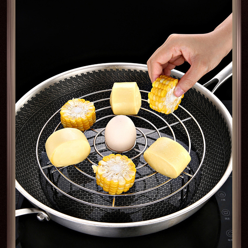 Air Fryer Rack With 4 Skewers, Including Silicone Mat-stainless Steel  Double Layer Air Fryer Rack, Mom Gift, Kitchen Gadgets, Kitchen Stuff,  Kitchen Accessories,home Kitchen Items, Bbq Tools - Temu