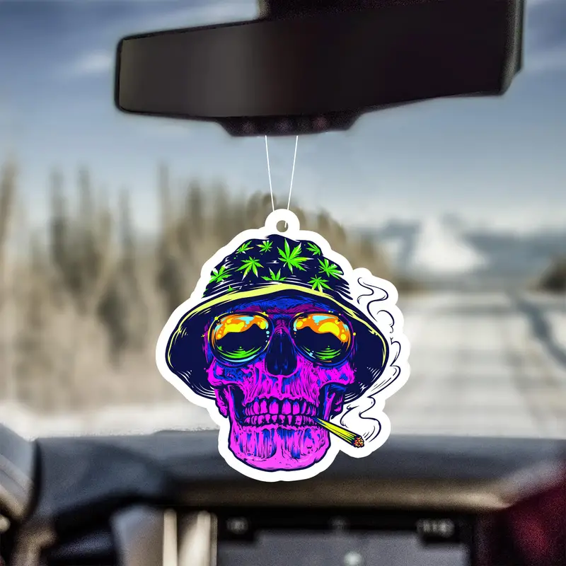 Smoker Skull Acid Purple Car Aromathérapie Sachets Tablettes