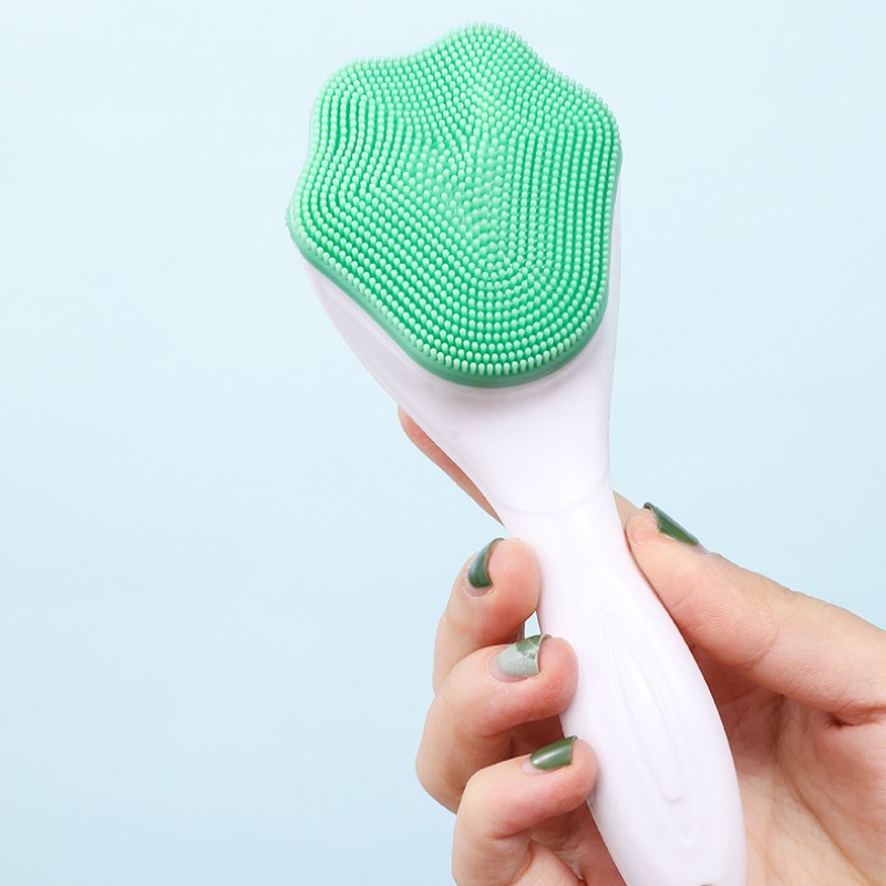 Silicone Facial Scrubber Exfoliating Brush for Skincare