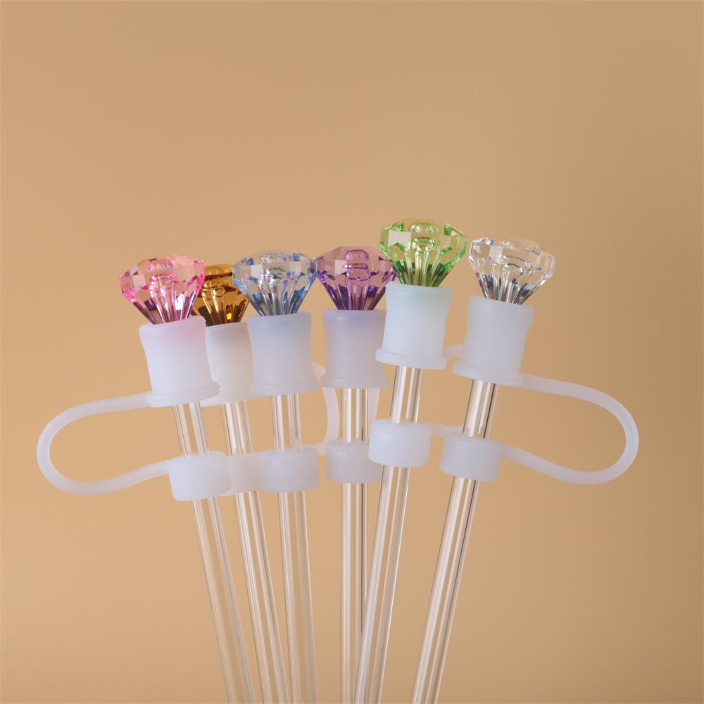 Cute Flower Reusable Straw Cover, Dustproof & Splash Proof Silicone Straw  Stoppers, Cup Decorative Accessories For Straw - Temu