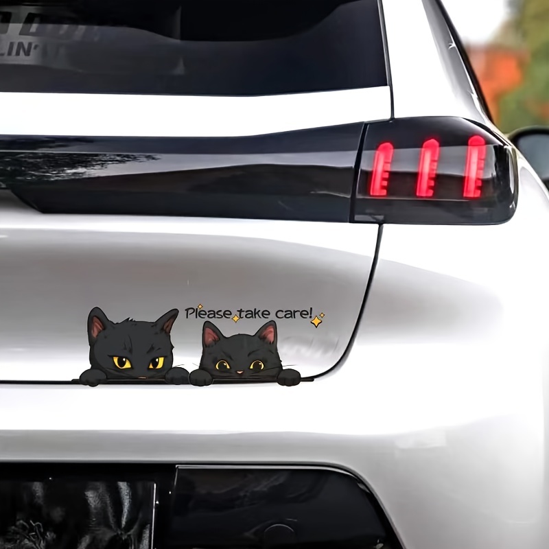 Pegatinas para gatos Pegatinas para coches Pegatinas para gatos grises Pegatinas  para gatos lindos Calcomanías para