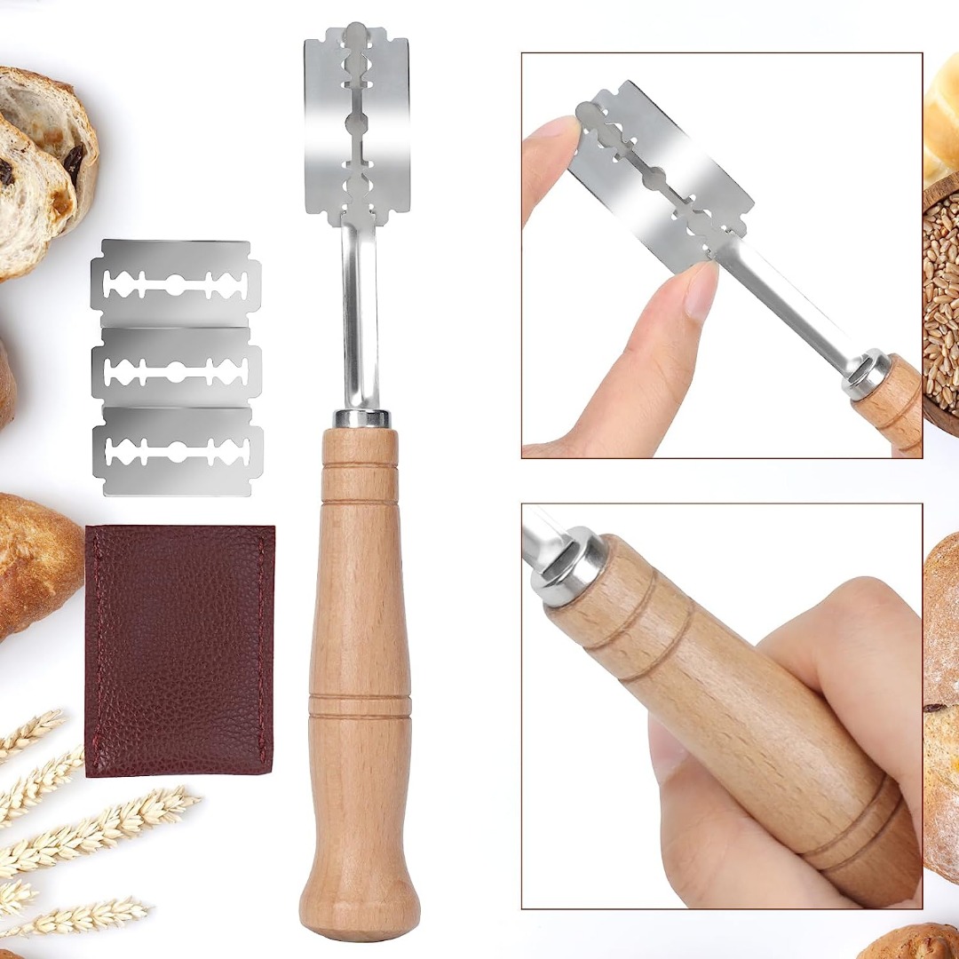 Premium Bread Lame Tool - Hand Crafted Bread Lame Dough Scoring Tool - Easy  To Blame Bread & Clean - Stainless Steel Sourdough Scoring Tool - Temu  Austria