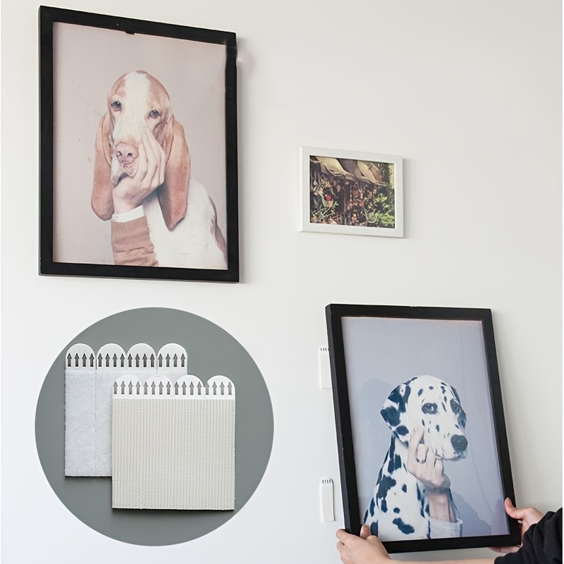 Tool free Removable Wall Hooks: Double sided Adhesive Strips - Temu