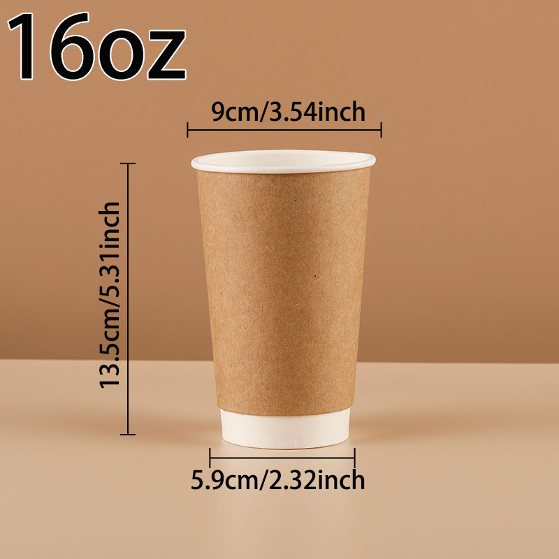 100pcs/pack 100ml 4oz Coffee Paper Cup Tasting Cup Disposable Color  Corrugated Cup Anti-scald Heat Insulation Water Cup