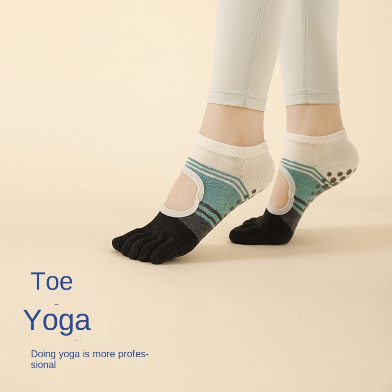 1 Par Calcetines Suaves Antideslizantes Yoga Pilates Mujer - Temu