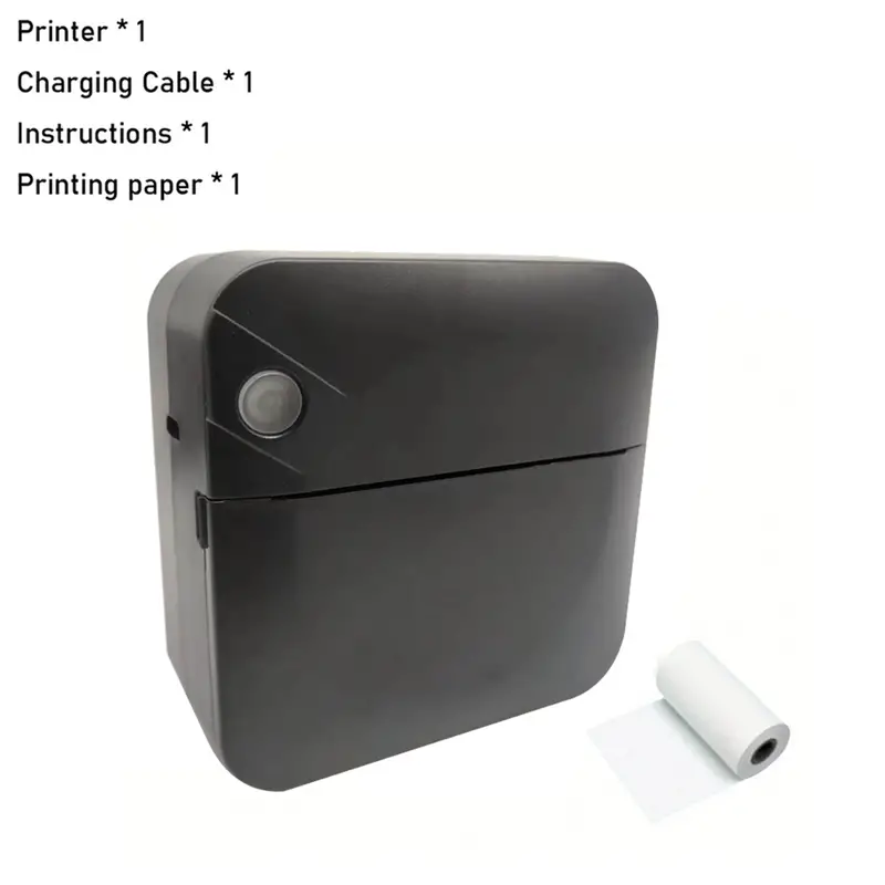 Mini Imprimante Portable Sans Fil BT Thermique Photo Pour