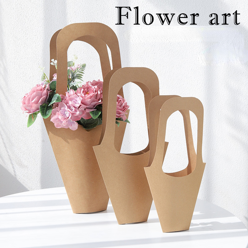 30 Pcs Kraft Wrapping Paper Florist Bouquet Supplies Valentine Gift Flowers