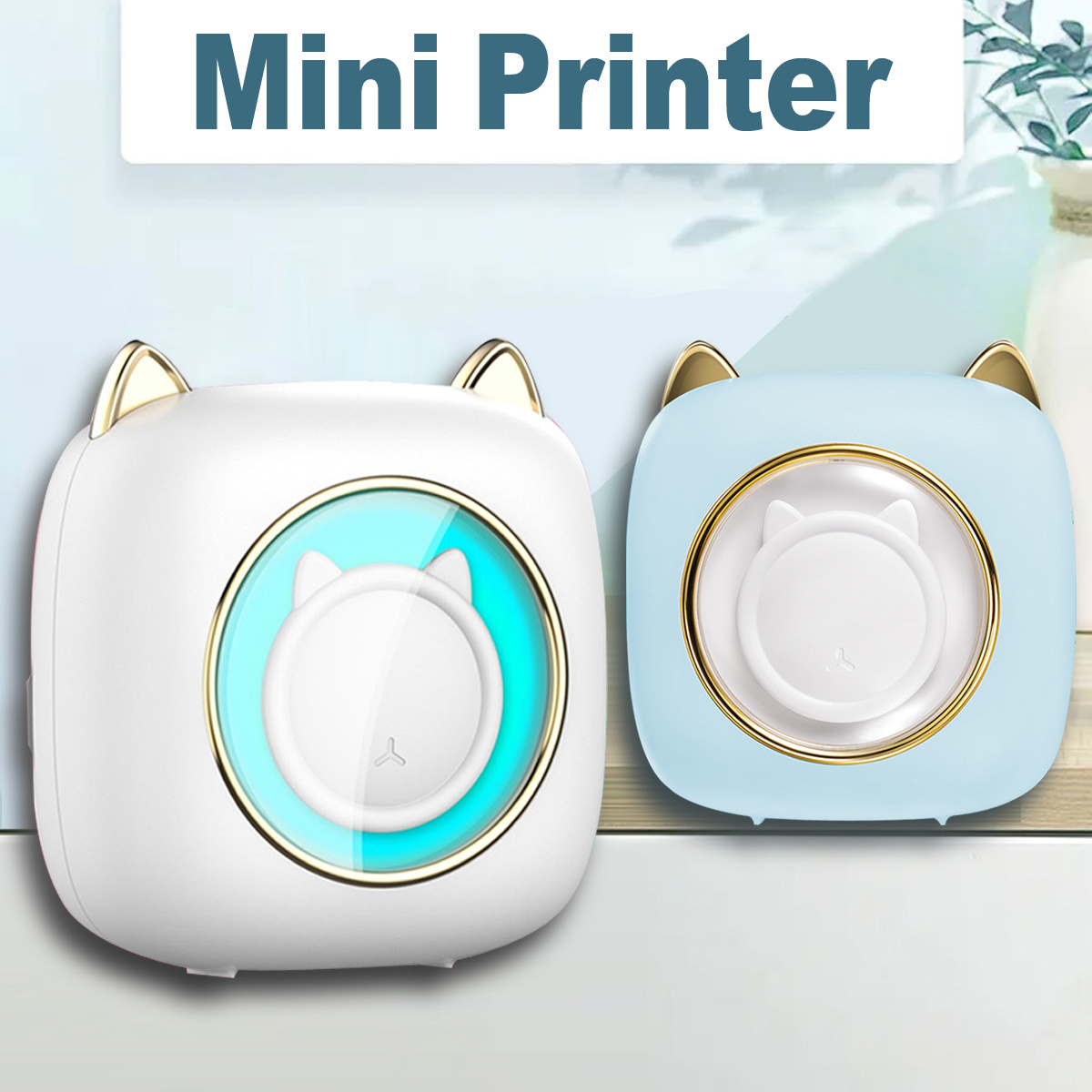 Mini Impresora Térmica De Etiquetas Para Impresión De Pegatinas