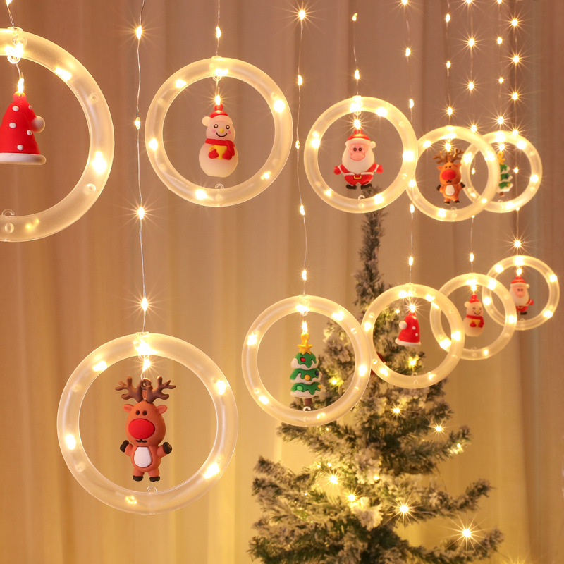 New Christmas Light String Santa Claus Cartoon shaped - Temu