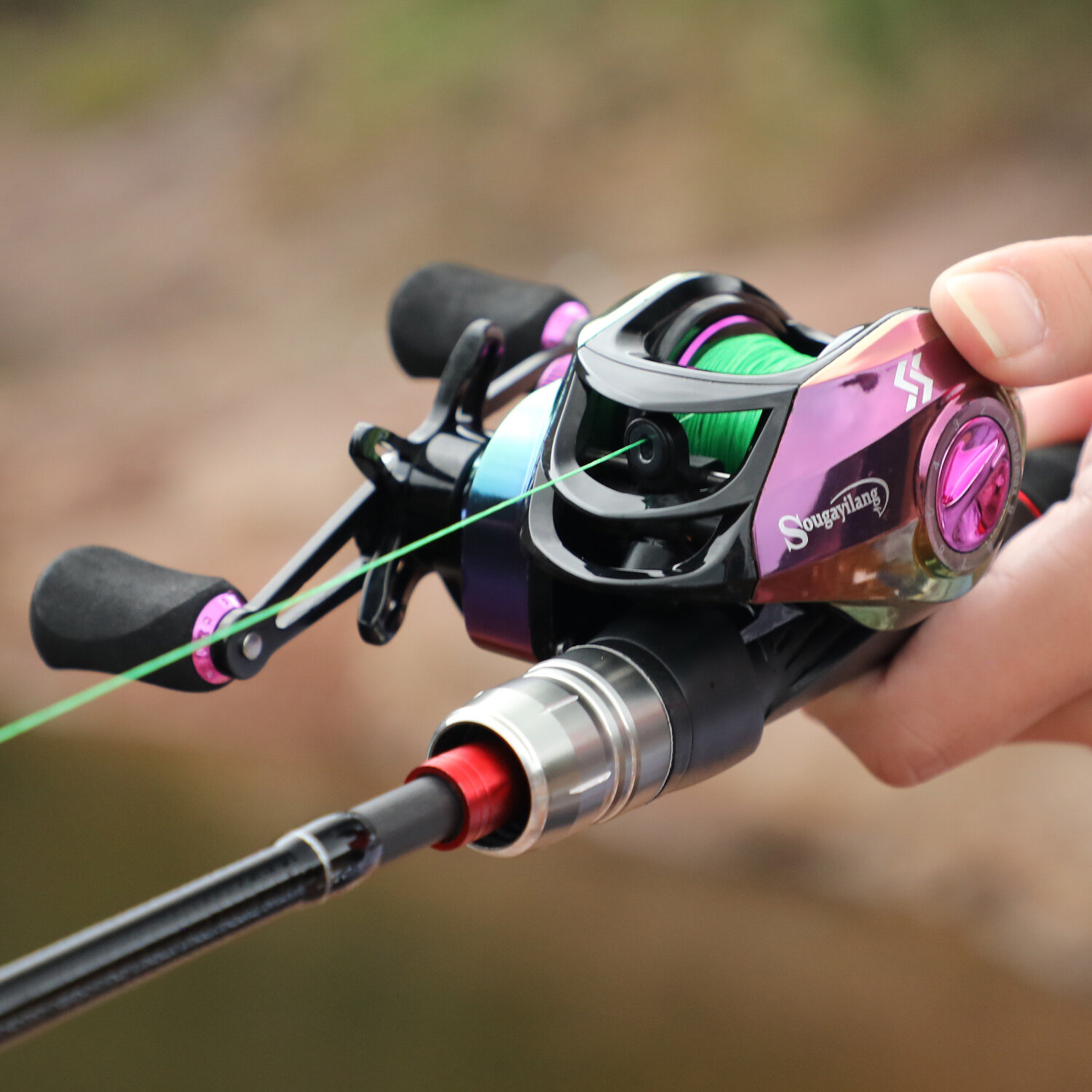 Sougayilang Fishing Rod Fishing Reel Tackles Set Water Drop - Temu Canada