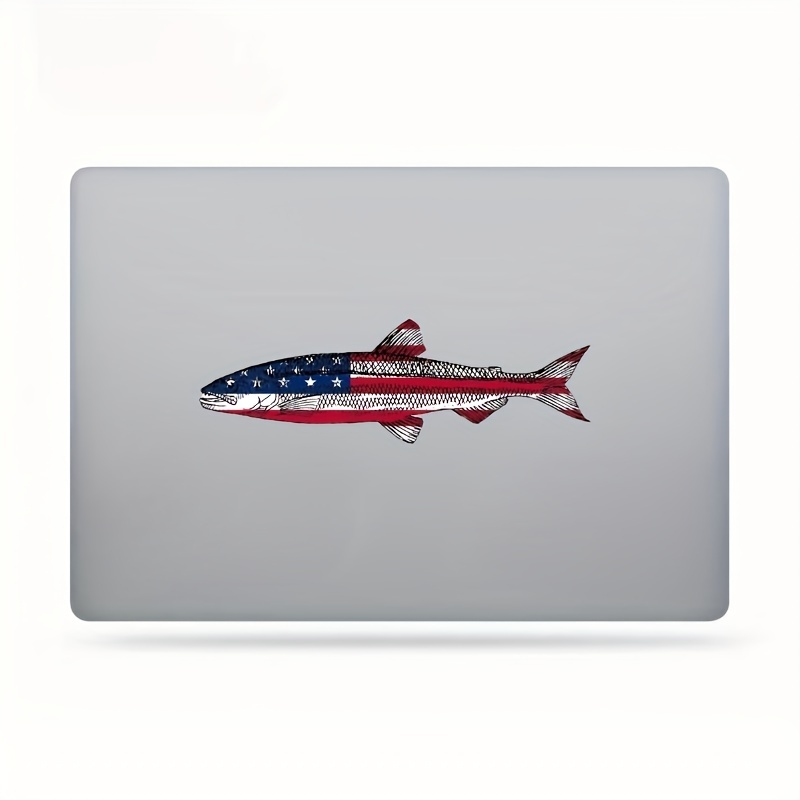 Forelle Fisch amerikanische Flagge Aufkleber Aufkleber Angeln Stoßstange  Aufkleber, Fish League Auto LKW Boot RV Real Life Pole Tackle Box