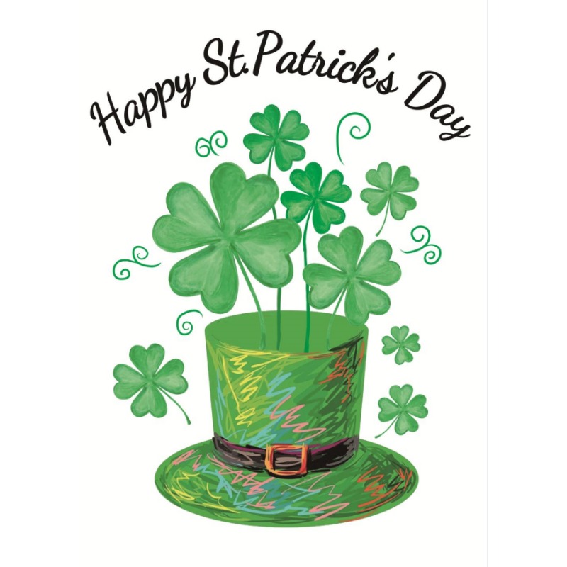 Happy St. Patrick's Day, Personalized Garden Flags, St. Patrick's