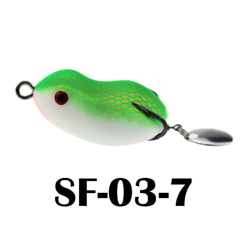 Купи Frog Baits Colorful Mini Thunder Frog Hook Fishing Lures Wide