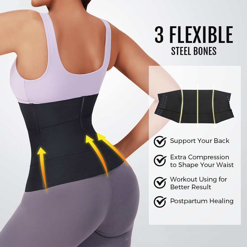 Waist Trainer Body Shapewear, Tummy Control Slimming Belly Girdle For  Fitness Weight Loss, Postpartum Waist Belt