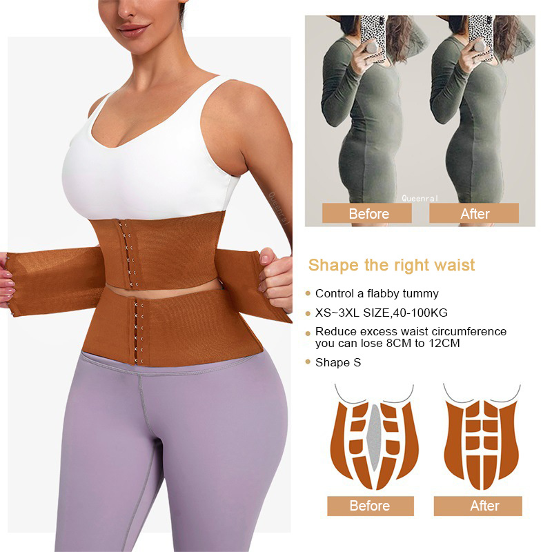 Belly Slimming Belt Postpartum Loss Weight Body Shape Waist Trimmer :  : Sports & Outdoors