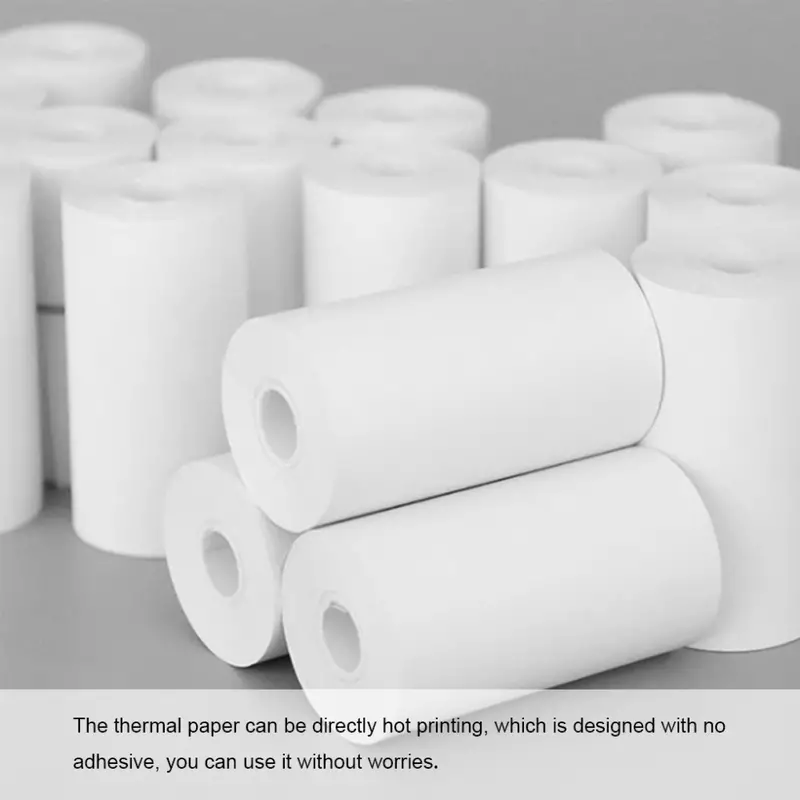5 Rouleaux De Papier D'impression Thermique Papier D'imprimante