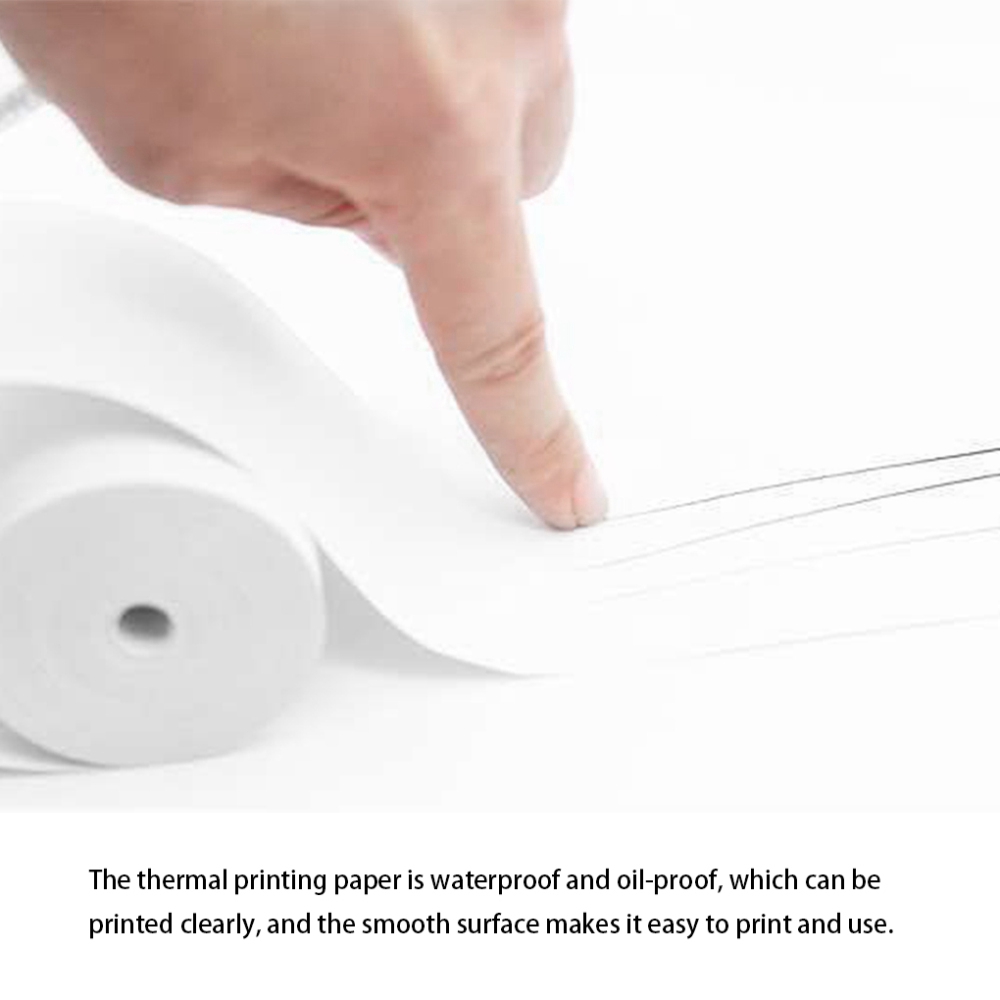 5 Rouleaux De Papier D'impression Thermique Papier D'imprimante Mini 57mm  De Largeur Papier Continu Blanc - Temu Belgium