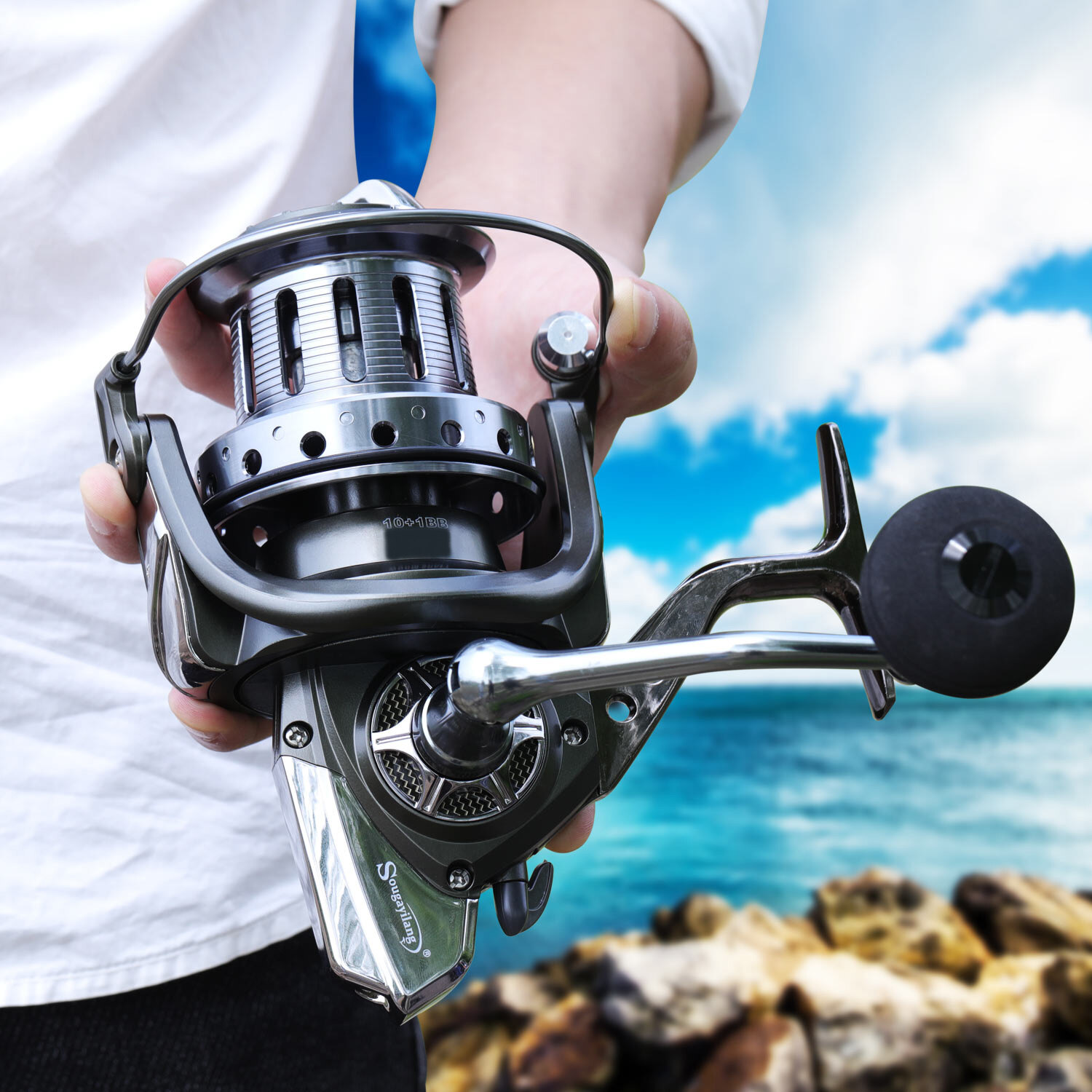 Group of 10 Various Fishing Reels Including