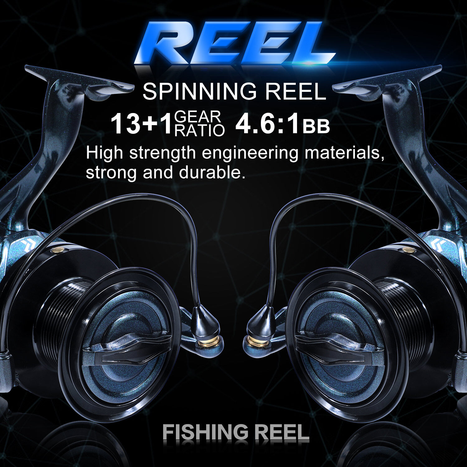 Sougayilang [big Spinning Reel] Long Spinning Reel 13bb - Temu