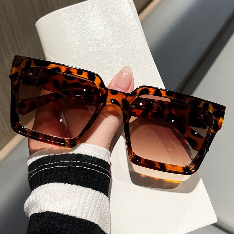 Fashion Retro Big Frame Sunglasses Men's Trendy Millionaire