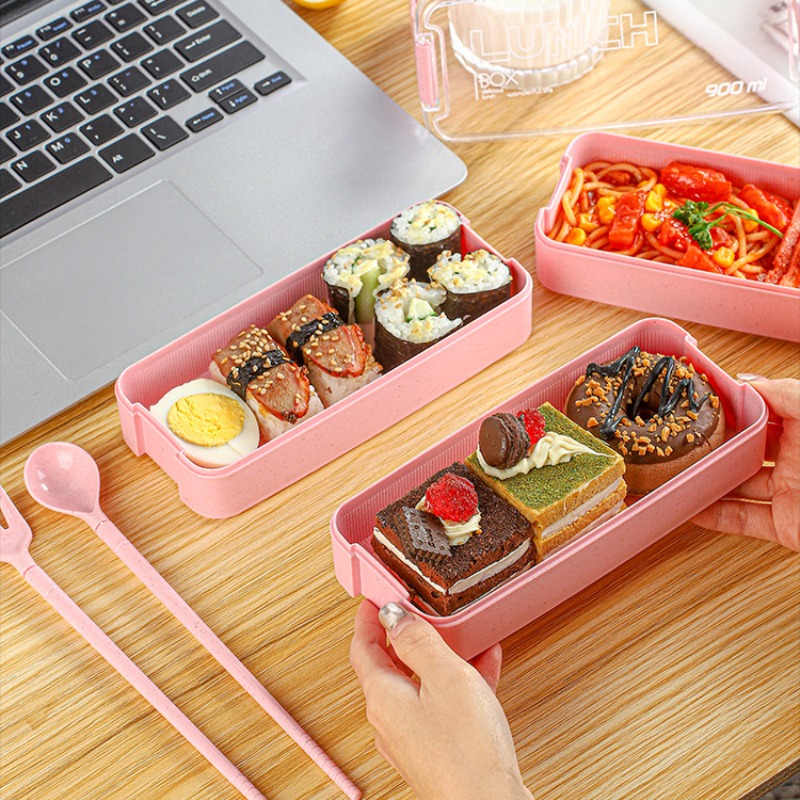 Bento Box Lunch Box, Portable Insulated Lunch Containers Set for Adults  Teens K