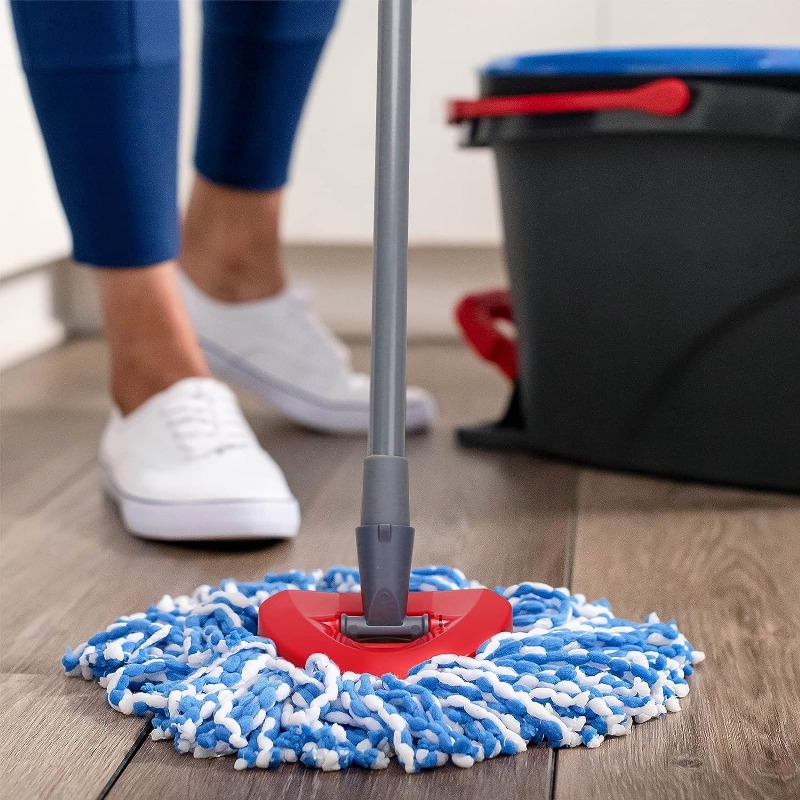 Blue Spin Mop Refills For Rinseclean 2 System Triangle - Temu