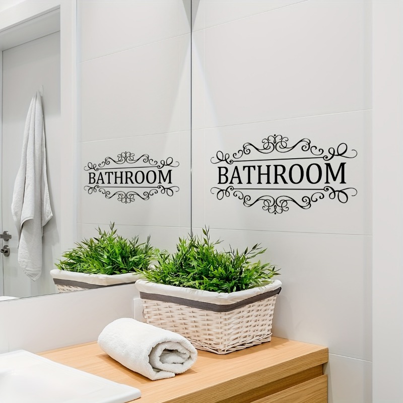 Sticker Logo Salle de bain - Autocollant Logo Salle de bain