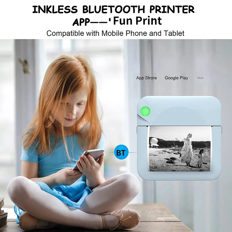 Mini Stampante Fotografica Foto Termica Portatile Wireless - Temu