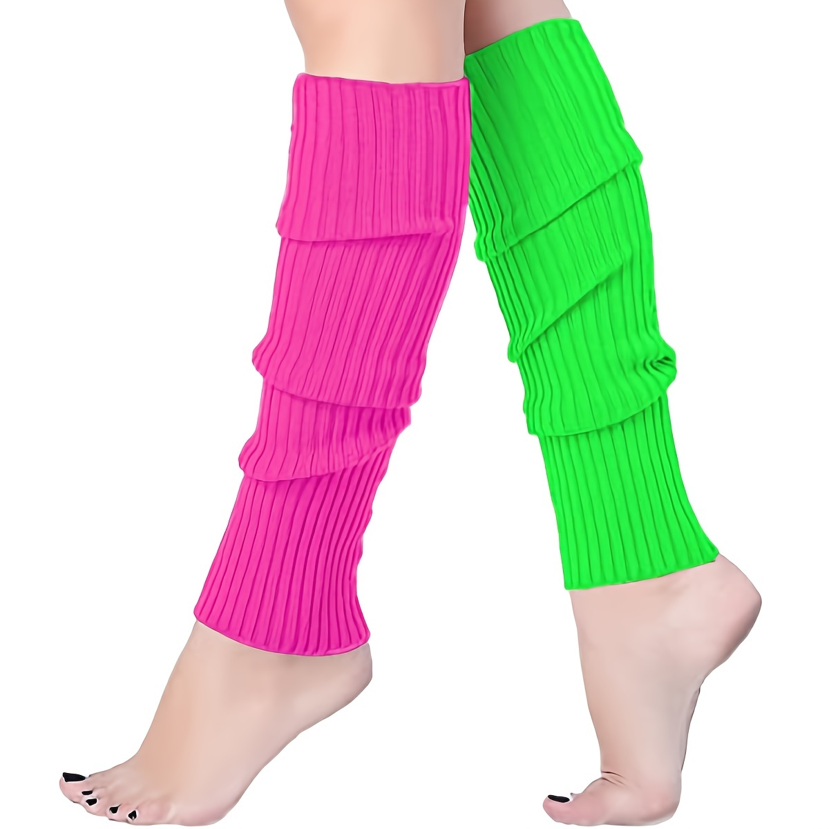 Women's Colorful Soft Comfortable Knitted Leg Warmers - Temu
